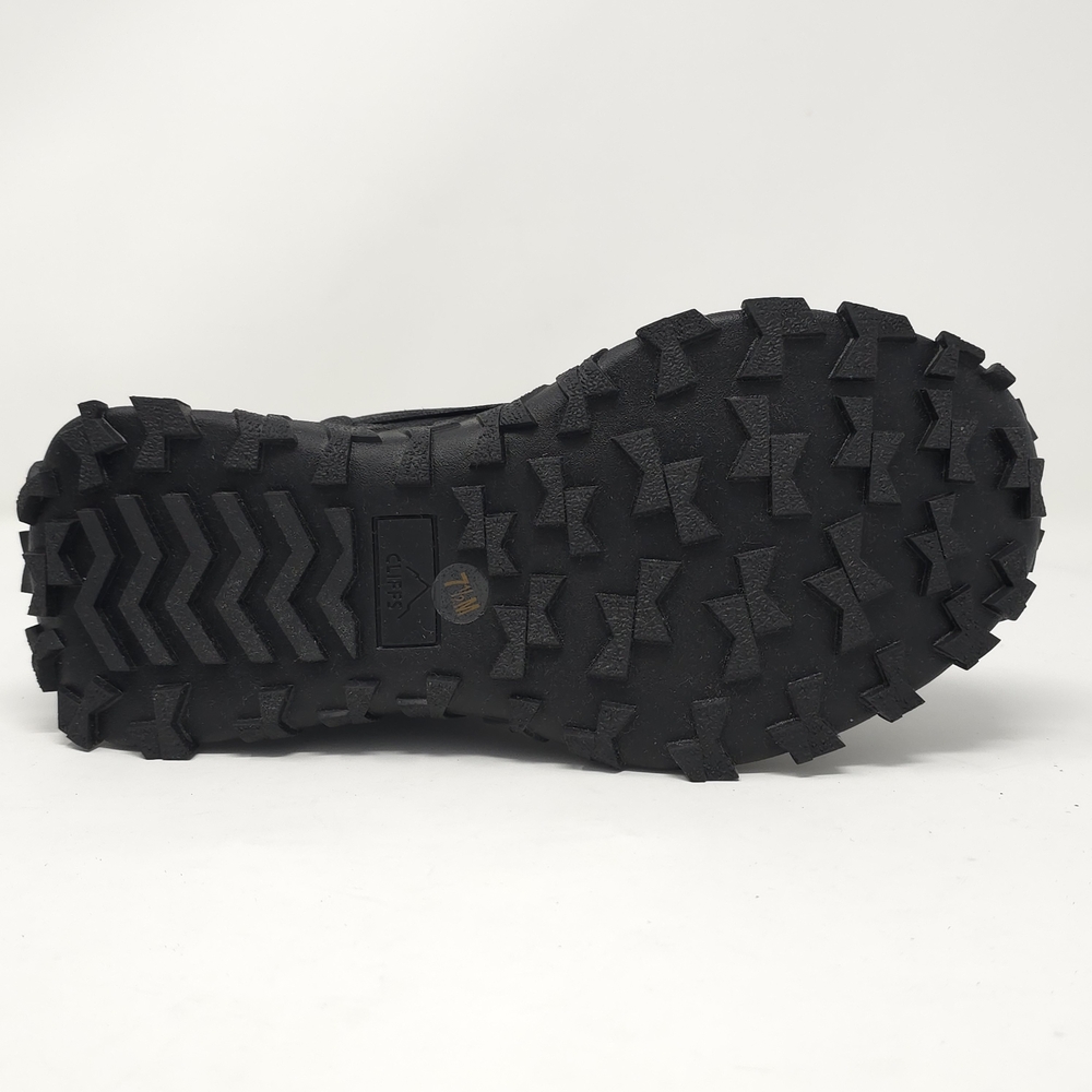 CLIFFS BY WHITE MOUNTAIN Cushioned Lace Up City Hiker Sneaker Boot Black 7.5M - Picture 5 of 11